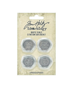 Tim Holtz Idea-Ology Quote Seals Thoughts 4 pcs.