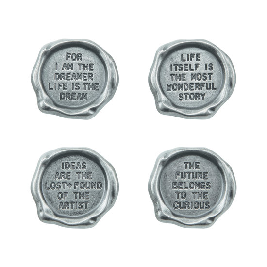 Tim Holtz Tim Holtz Idea-Ology Quote Seals Thoughts 4 pcs.