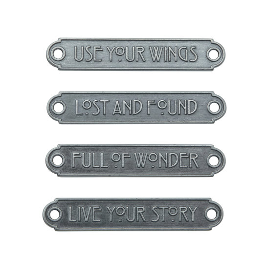 Tim Holtz Tim Holtz Idea-Ology Word Plaques 4 pcs.