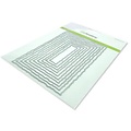 CraftEmotions CraftEmotions Big Nesting Die - Rechthoeken Deckle Card 150x160 - 1,5x10 10st