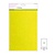 CraftEmotions Craftemotions glitterpapier niet zelfklevend 5 vel A4 120g Neon Geel