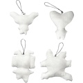 Creotime Sleutelhanger Textiel Figuren Set Ugly Monsters 4 st.