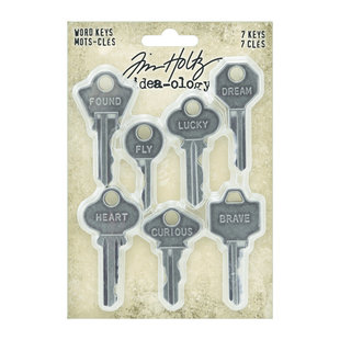 Tim Holtz Idea-Ology Word keys 7 pcs.