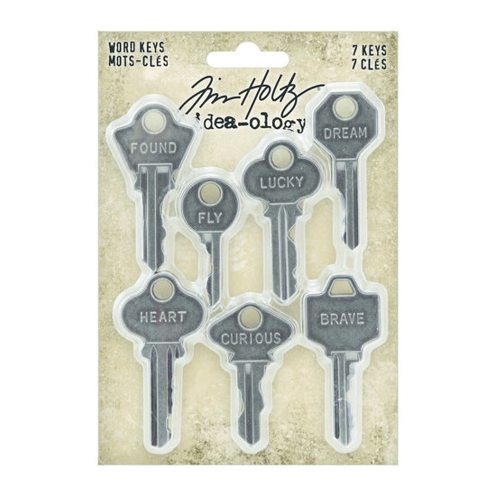 Tim Holtz Tim Holtz Idea-Ology Word keys 7 pcs.