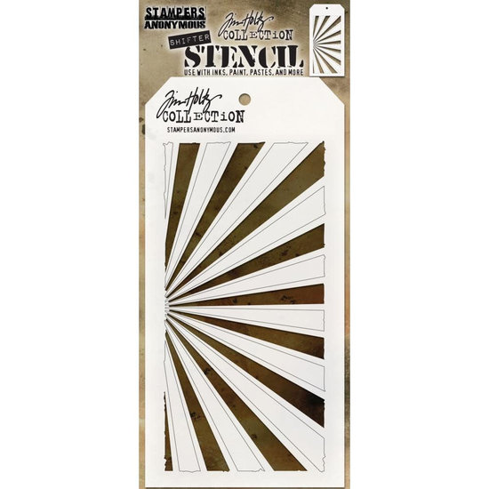 Tim Holtz Tim Holtz Layering Stencil 4.125 "X8.5" Rays