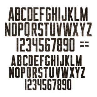 Sizzix Tim Holtz Thinlits Die Set Alphanumeric Theory 73 Dies