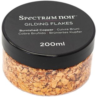 Spectrum Noir Luxury Gilding Flakes 200ml. Burnished Copper