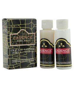 Cadence Crackle Vernis set 70ml + 70ml (transparent crackle)