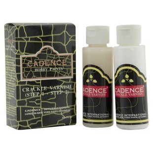 Cadence Crackle Vernis set 70ml + 70ml (transparent crackle)