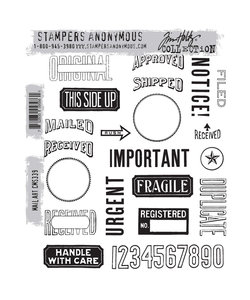 Tim Holtz Cling Stamp Mail Art