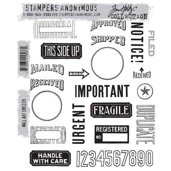Tim Holtz Tim Holtz Cling Stamp Mail Art