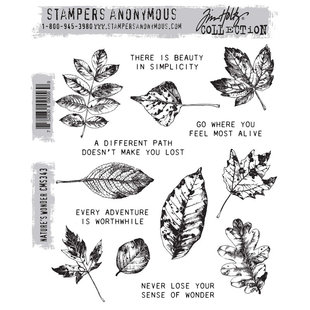 Tim Holtz Cling Stamp Nature's Wonder