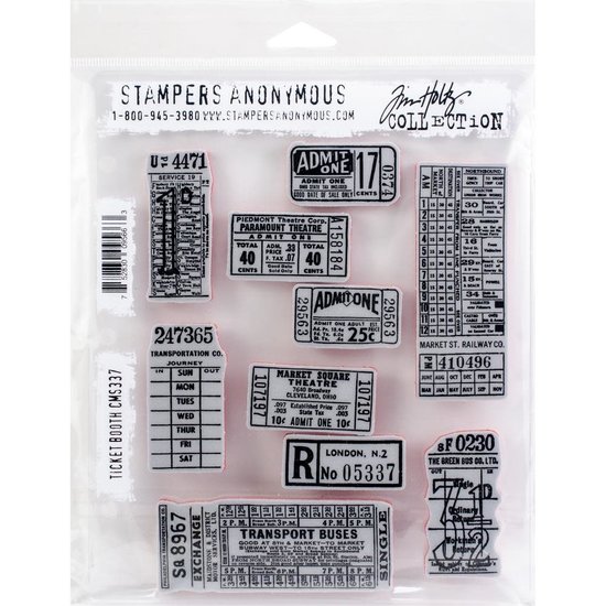 Tim Holtz Tim Holtz Cling Stamp Ticket Booth