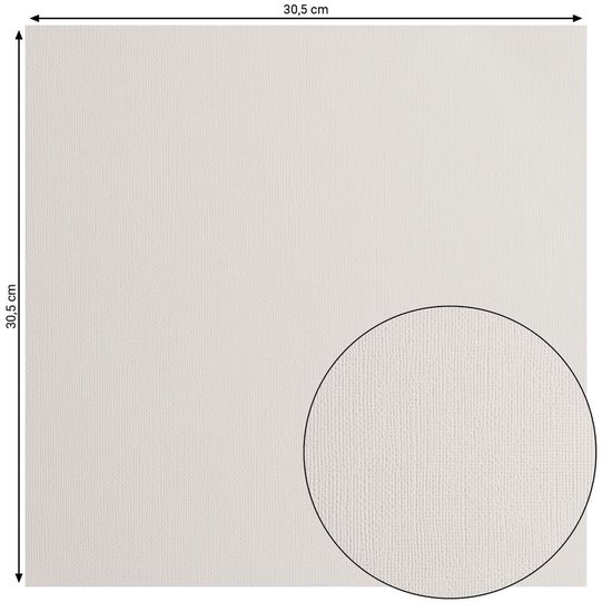 Florence Florence Cardstock Cool Grey Texture 12x12'' 216g