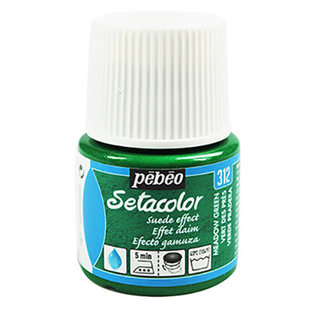 Pebeo Setacolor Textielverf Suede effect 45ml Meadow Green nr. 312