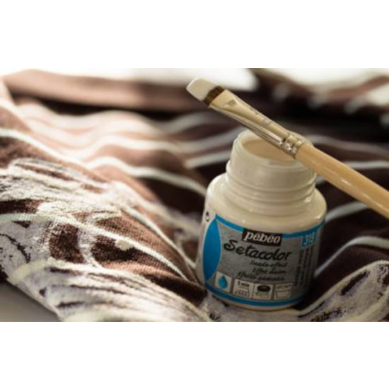 Pebeo Pebeo Setacolor Textielverf Suede effect 45ml Pebble nr. 318