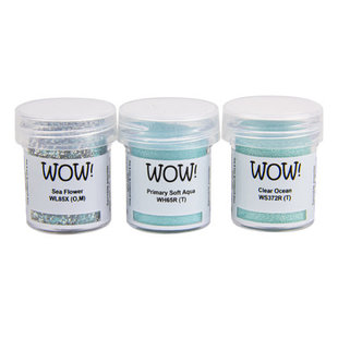 Wow Embossing poeder Trio Set Island Time 3x15ml