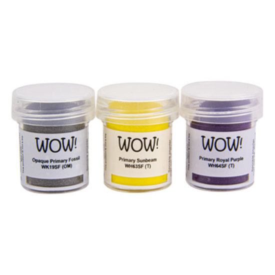 Wow Wow Embossing poeder Trio Set Time Traveller 3x15ml