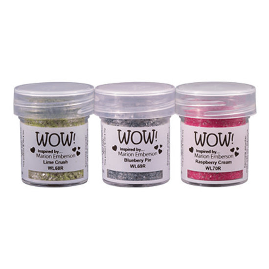 Wow Wow Embossing poeder Trio Set Dee's Delight 3x15ml