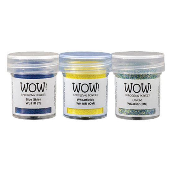 Wow Wow Embossing poeder Trio Set Independent 3x15ml