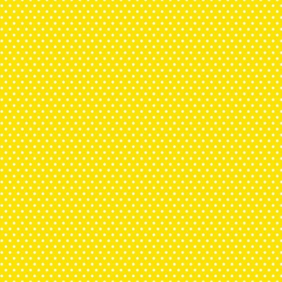 Darice Core' dinations patterned Single Sided 12x12" Yellow small dot