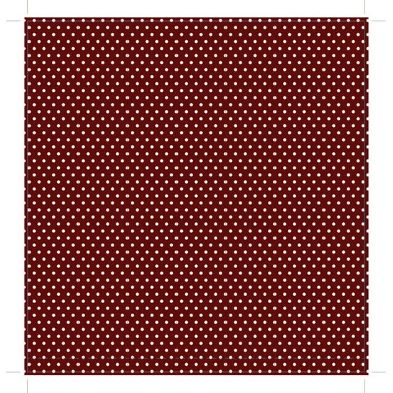 Darice Core' dinations patterned Singel Sided 12x12" Red Small Dot