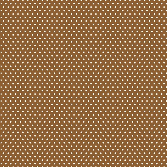 Darice Core' dinations patterned Singel Sided 12x12" Brown Small Dot