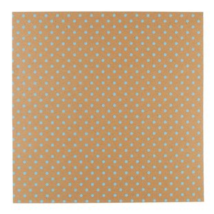 Core' dinations patterned  Single Sided 12x12" Kraft Baby Blue 3D Dot