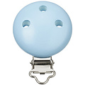 Stafil SpA Houten Baby Speenclip 3,7x11,5 cm.  Licht Blauw