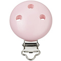 Stafil SpA Houten Baby Speenclip 3,7x11,5 cm.  Roze