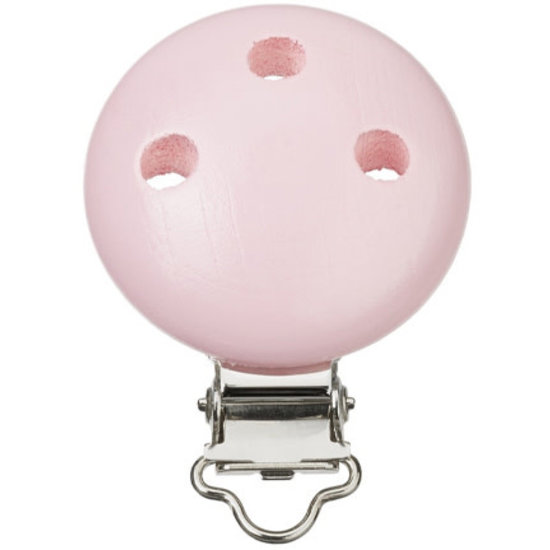 Stafil SpA Houten Baby Speenclip 3,7x11,5 cm.  Roze