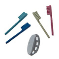 Stafil SpA Miniatuur Tandenborstel 2cm.  set van 4