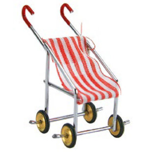 Miniatuur Kinderwagen Buggy 5 cm.