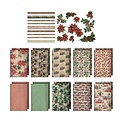 Tim Holtz Tim Holtz Idea-Ology Worn Wallpaper  Scraps Christmas 39pcs.