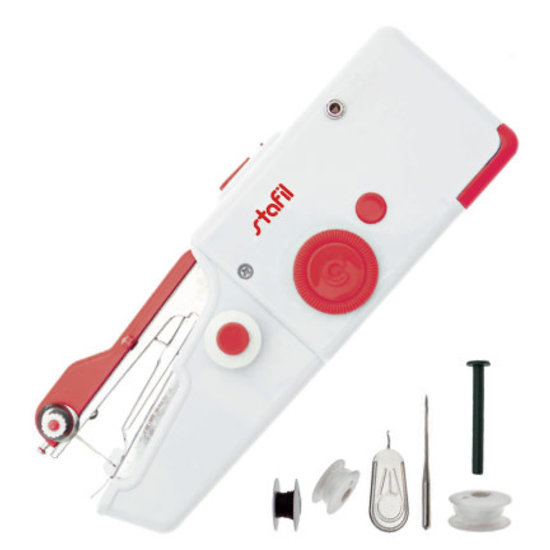 Stafil SpA Stafil Mini Draagbaar Naaimachine Op 4 AA Batterijen (niet meegeleverd)