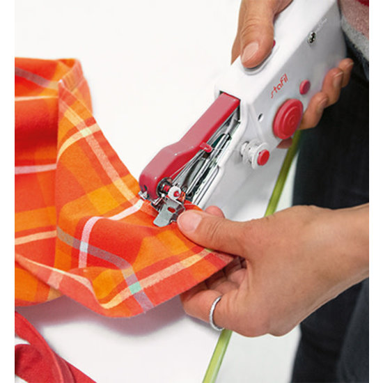 Stafil SpA Stafil Mini Draagbaar Naaimachine Op 4 AA Batterijen (niet meegeleverd)