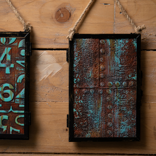 Tim Holtz Sizzix 3-D Texture Fades Embossing Folder - Industrious