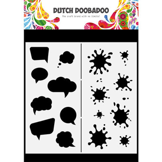 DDBD DDBD mask art Slimline Splatter