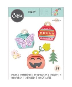 Sizzix Thinlits Die Set Jennifer Ogborn Holiday Gift Boxes