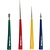The Beadsmith The Beadsmith bead reamer set 4 st. assorti