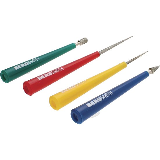 The Beadsmith The Beadsmith bead reamer set 4 st. assorti