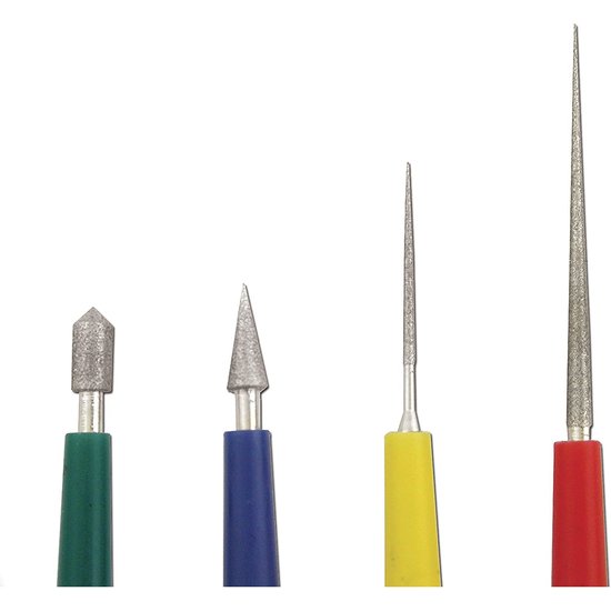 The Beadsmith The Beadsmith bead reamer set 4 st. assorti