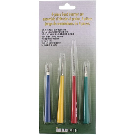 The Beadsmith The Beadsmith bead reamer set 4 st. assorti