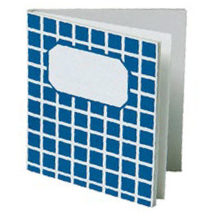 Miniatuur Notebook Blauw 4cm