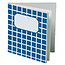 Stafil SpA Miniatuur Notebook Blauw 4cm