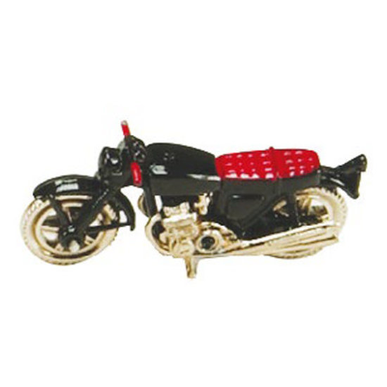 Stafil SpA Miniatuur Bromfiets Zwart 6cm