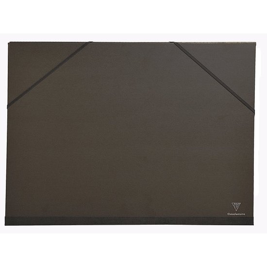 Clairefontaine Tekenmap met Elastiek 52x72 Zwart