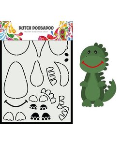 DDBD Card Art Built up Dino A5