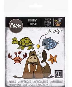 Sizzix Thinlits Die Set Tim Holtz Under The Sea #2 Colorize 23 Dies