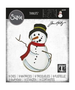 Sizzix Thinlits Die Set Tim Holtz Mr. Frost 9 Dies